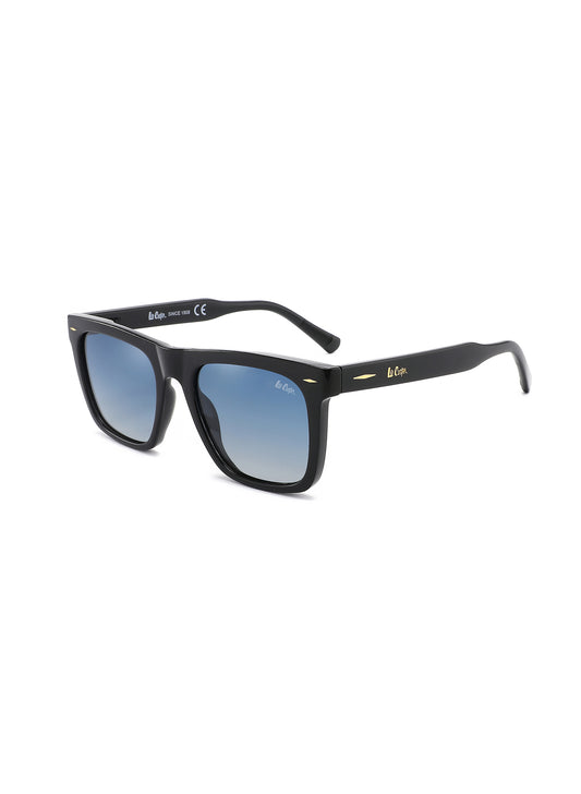 LC1021C03 - Gr. Blue Lens - Shiny Black Frame - Sunglasses
