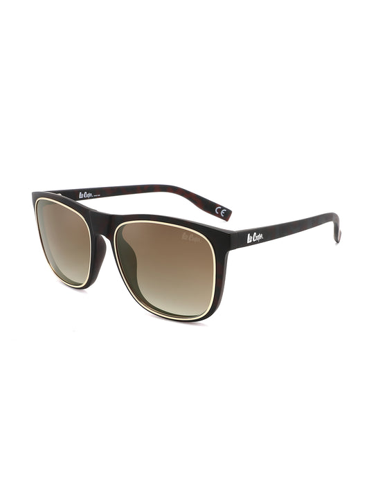 LC1006C03 - Gradient Brown Lens - DEMI Frame - Sunglasses