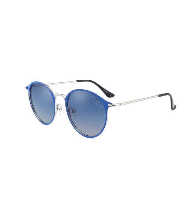 LC1025C01 - Gr. Blue Lens - Blue Stainless Steel Frame - Sunglasses