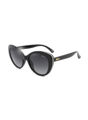LC1007C01 - Gr.Grey Lens - Black Plastic Frame - Sunglasses