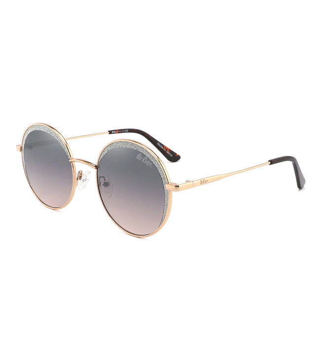 LC1014C01 - Gradient Grey - Gold Metal Frame - Sunglasses