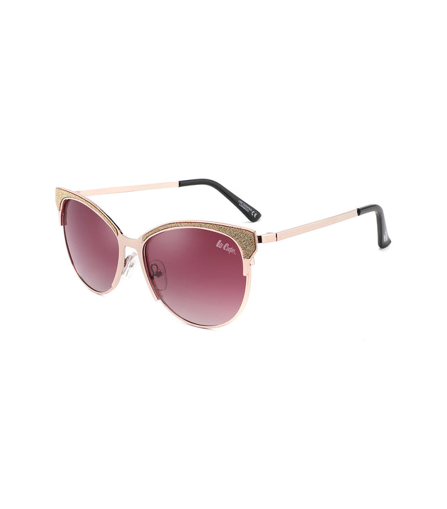 LC1031C03 - Gradient Pink Tint - Gold Metal Frame - Sunglasses