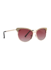 LC1031C03 - Gradient Pink Tint - Gold Metal Frame - Sunglasses