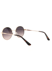 LC1014C01 - Gradient Grey - Gold Metal Frame - Sunglasses