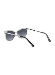 LC1031C01 - Gradient Grey Tint - Silver Metal Frame - Sunglasses