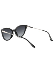 LC1004C01 - Gr.Grey Lens - Black Plastic Frame - Sunglasses