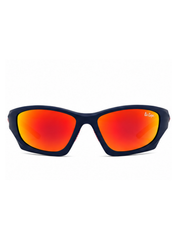 LC1011C02 - Red Mirror Revo Lens - Navy Blue Frame - Sunglasses