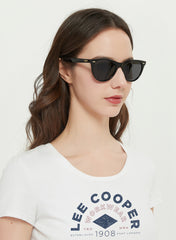 LC1002C02 - Grey Lens - Black Full-Frame - Sunglasses