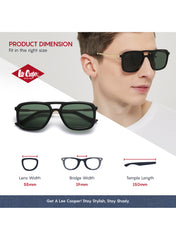 LC1023C02 - G15 Lens - Black Plastic Frame - Sunglasses