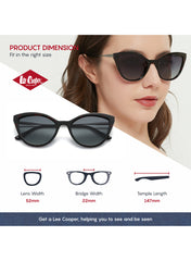 LC1004C03 - Gr.Grey Lens - DEMI Frame - Sunglasses