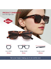 LC1021C02 - Gr. Brown Lens - Demi-colored Frame - Sunglasses