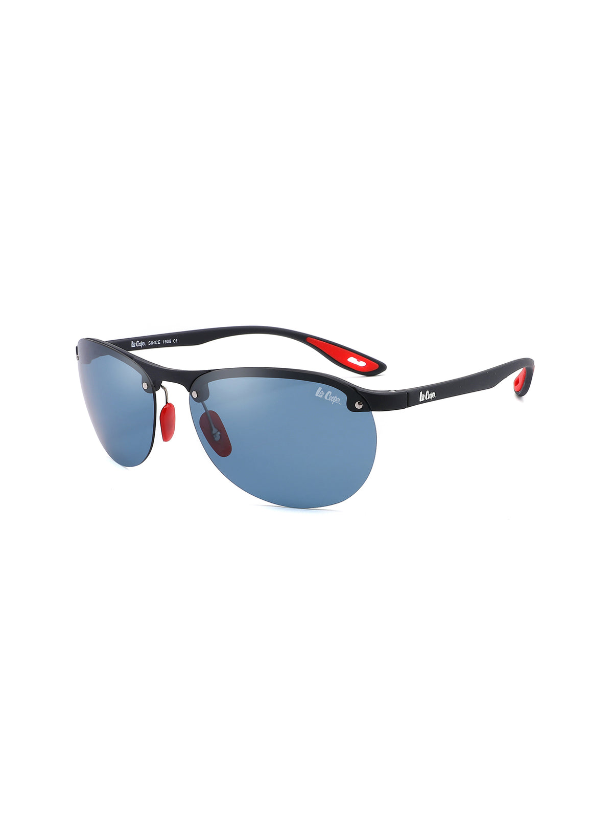 LC1020C02 - Striking Single Blue Tint - Sleek Matt Dark Blue Frame - Sunglasses