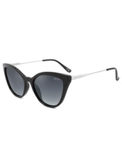 LC1004C01 - Gr.Grey Lens - Black Plastic Frame - Sunglasses