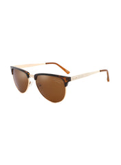 LC1026C03 - Warm Brown Lens - Demi-Colored Plastic Frame - Sunglasses