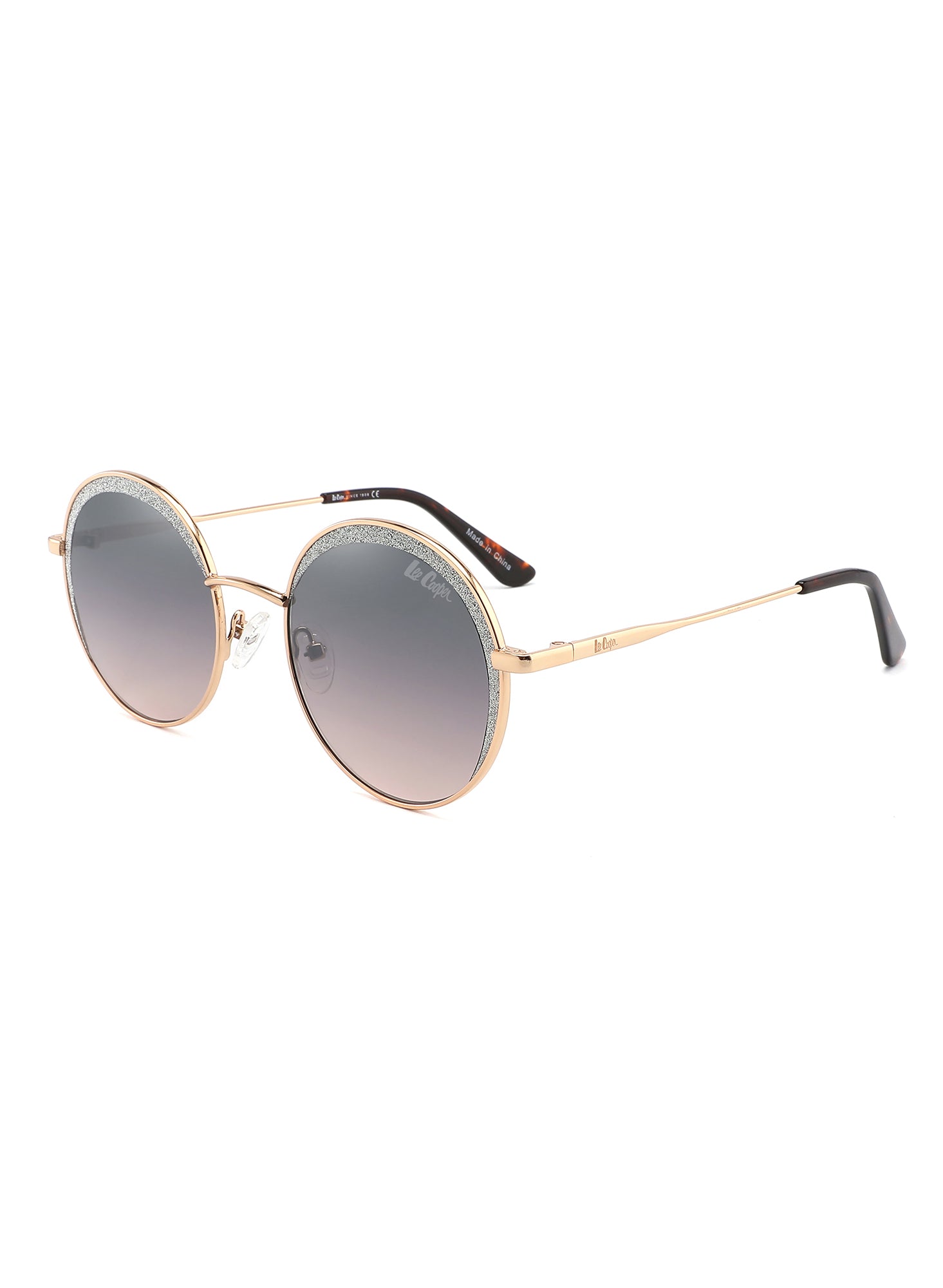 LC1014C01 - Gradient Grey - Gold Metal Frame - Sunglasses