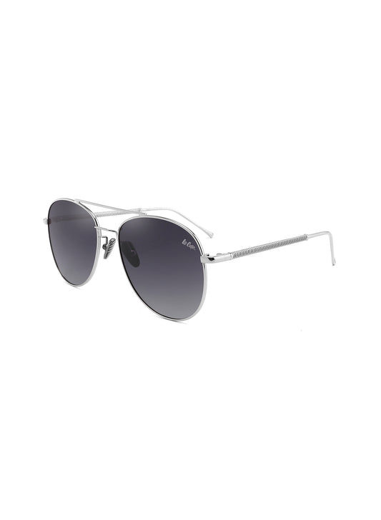 LC1017C02 - Gradient Black - Silver Frame - Sunglasses