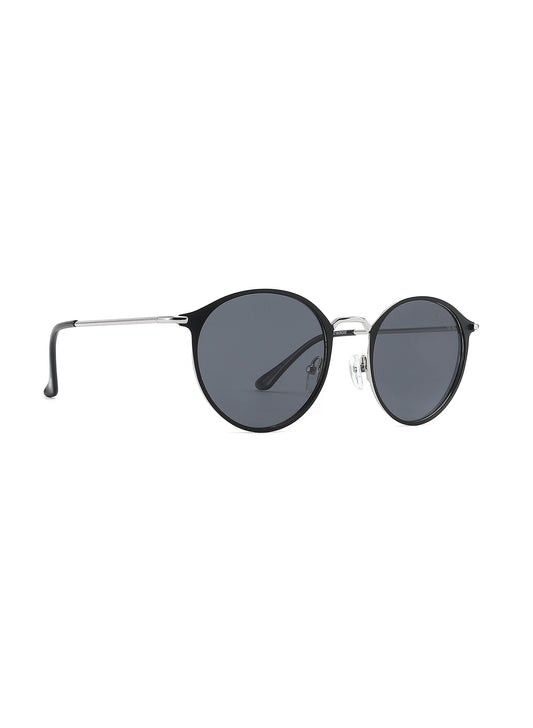 LC1025C02 - Classic Gray Lens - Black Stainless Steel Frame - Sunglasses