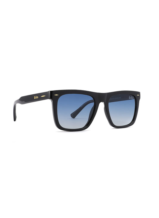 LC1021C03 - Gr. Blue Lens - Shiny Black Frame - Sunglasses