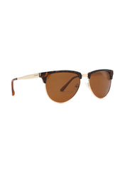 LC1026C03 - Warm Brown Lens - Demi-Colored Plastic Frame - Sunglasses