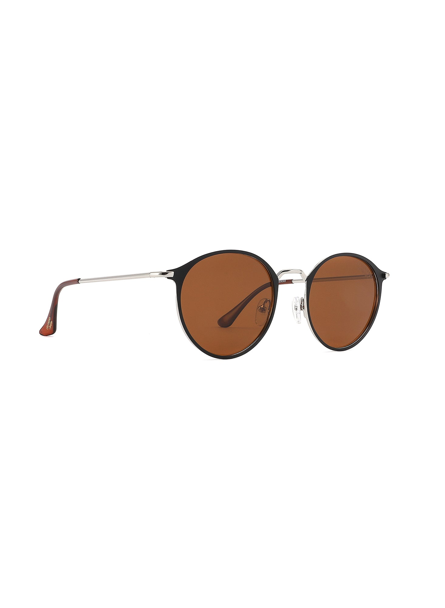 LC1025C03 - Classic Brown Lens - Black Stainless Steel Frame - Sunglasses