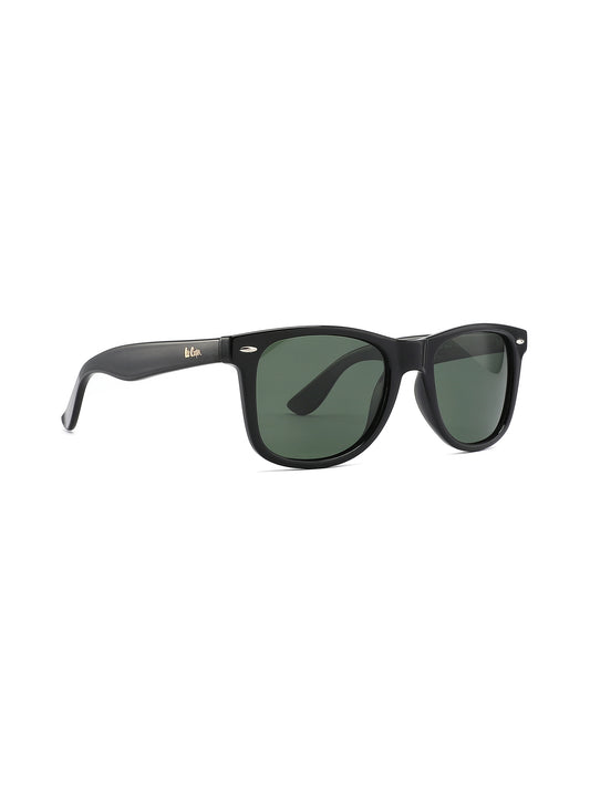 LC1018C02 - Green G15 - Shiny Black - Full-Frame - Sunglasses