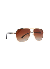 LC1016C02 - Gradient Brown - Luxurious Gold Frame - Sunglasses