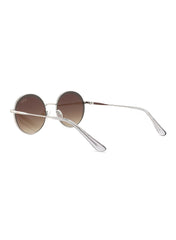 LC1014C02 - Grad Brown - Silver Metal Frame - Sunglasses