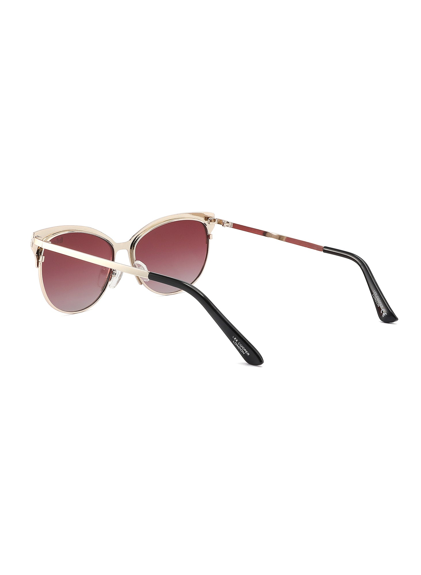 LC1031C03 - Gradient Pink Tint - Gold Metal Frame - Sunglasses
