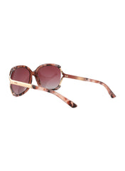 LC1027C01 - Gradient Grey Lens - Brown Demi-Colored Frame (Plastic and Metal Blend) - Sunglasses