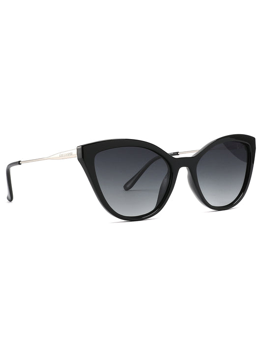 LC1004C01 - Gr.Grey Lens - Black Plastic Frame - Sunglasses