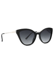 LC1004C01 - Gr.Grey Lens - Black Plastic Frame - Sunglasses