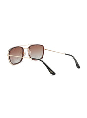 LC1022C03 - Gr. Brown Tint - Dark Brown Plastic Frame - Sunglasses