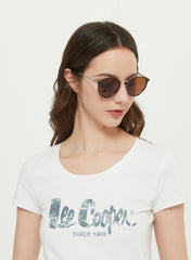 LC1025C03 - Classic Brown Lens - Black Stainless Steel Frame - Sunglasses