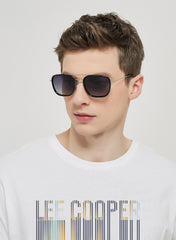 LC1022C02 - Polarized TAC Lenses - UV400 Protection - Metallic Alloy - Sunglasses