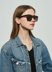 LC1021C02 - Gr. Brown Lens - Demi-colored Frame - Sunglasses