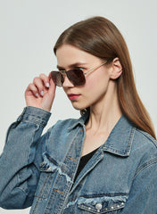LC1029C03 - Brown Lens - Brown Frame - Sunglasses