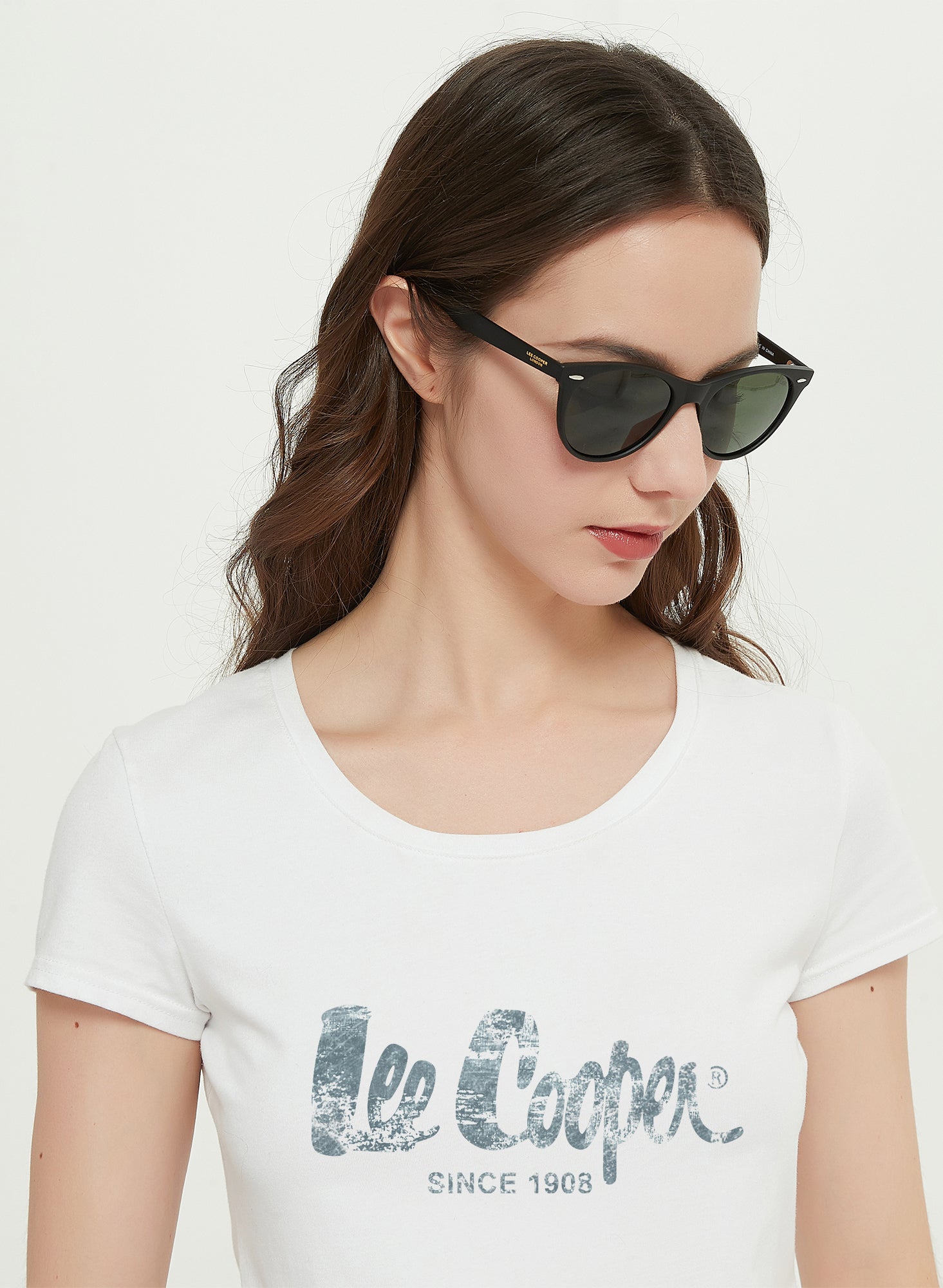 LC1002C03 - Green Lens - Black Full-Frame - Sunglasses