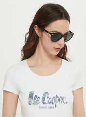LC1002C03 - Green Lens - Black Full-Frame - Sunglasses