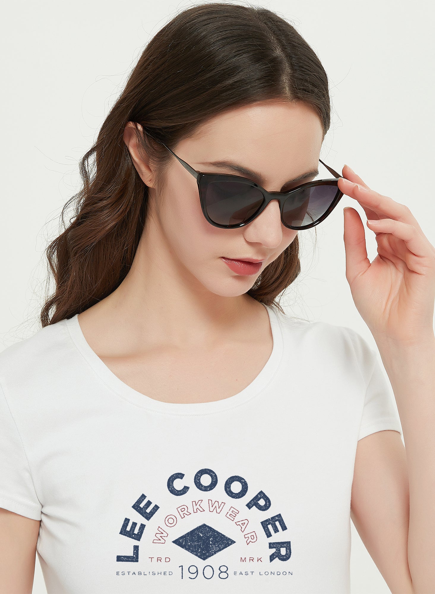 LC1004C01 - Gr.Grey Lens - Black Plastic Frame - Sunglasses
