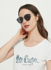 LC1025C02 - Classic Gray Lens - Black Stainless Steel Frame - Sunglasses