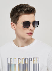 LC1022C02 - Polarized TAC Lenses - UV400 Protection - Metallic Alloy - Sunglasses