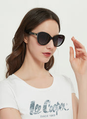 LC1007C01 - Gr.Grey Lens - Black Plastic Frame - Sunglasses