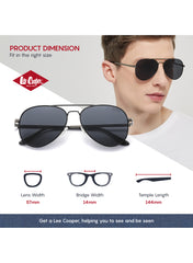 LC1015C02 - Smoke Lenses - Black Frame - Sunglasses