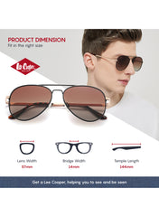 LC1015C01 - Gradient Lenses - Stylish Temples - Sunglasses