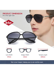 LC1013C03 - Polarized - Metallic Alloy Frame - Super Lightweight Sunglasses