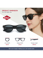 LC1002C02 - Grey Lens - Black Full-Frame - Sunglasses